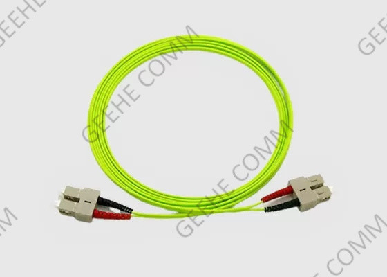 Bota del lanzamiento SC de 10 metros al cordón de remiendo a dos caras de la fibra del SC milímetro para Datacenters