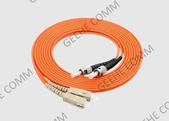 el remiendo a dos caras de la fibra con varios modos de funcionamiento de 3M ST/SC telegrafía la naranja 50/125 OM2 3.0m m