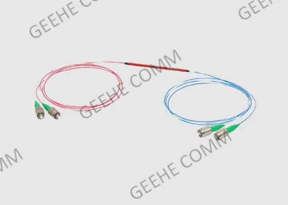 Acopladores ópticos de la banda ancha de los ratios del conector 1×2 del ST de la fibra óptica