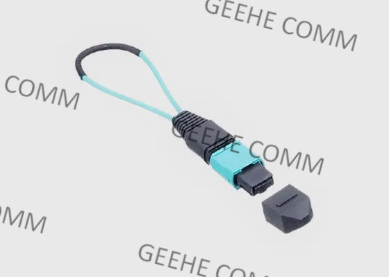adaptador del Loopback de la fibra óptica de los 0.3m OM4 MPO MTP