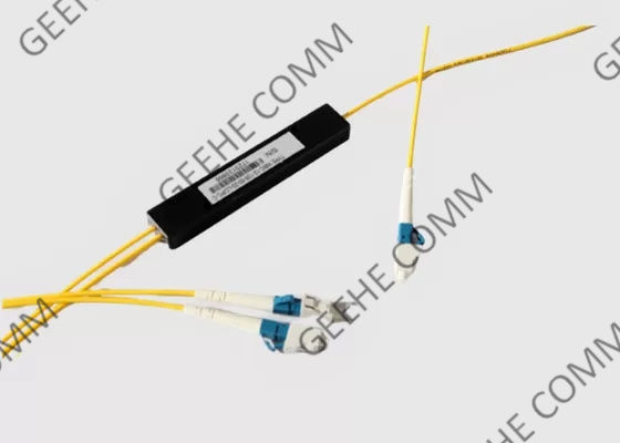 WDM dual del acoplador del ratio LC/UPC 1x2 FBT del divisor de la ventana de FTTH