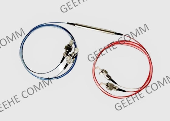 La longitud de onda de acero del tubo 1310nm fundió el WDM de pequeñas pérdidas con los conectores de FC/PC