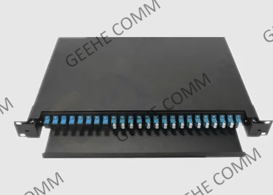 12 el panel de remiendo de fibra óptica portuario de SC/UPC LC/UPC