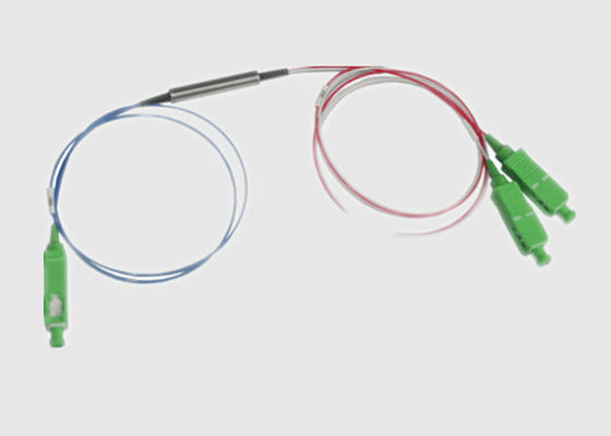 3 aislador de la fibra óptica de los puertos 980nm 850nm 1x2 para la red