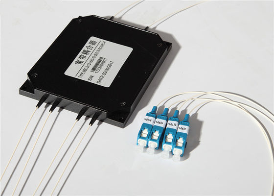 2×4 la fan hacia fuera 1480nm fundió el módulo del WDM de la fibra óptica