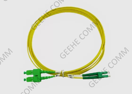 50/125 LC a dos caras APC a la fibra óptica Jumper Cable Single Mode del SC APC