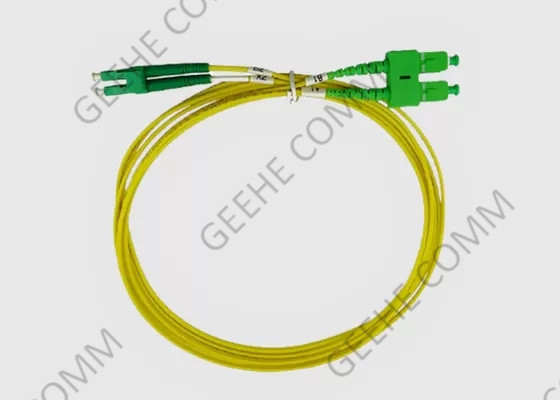 50/125 LC a dos caras APC a la fibra óptica Jumper Cable Single Mode del SC APC