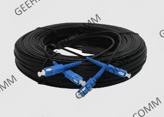 SC del solo modo del cordón de remiendo de la fibra óptica de las chaquetas de los centros de datos OFNR a SC 10M