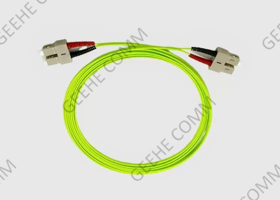 Bota del lanzamiento SC de 10 metros al cordón de remiendo a dos caras de la fibra del SC milímetro para Datacenters