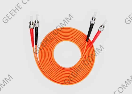 3 ST del duplex 62.5/125 del metro OM1 a la fibra Jumper Cable del ST