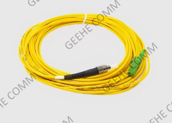 9/125 OS2 cordón de remiendo de la fibra del solo modo del duplex 2.0m m 10m E2000/APC a FC/UPC