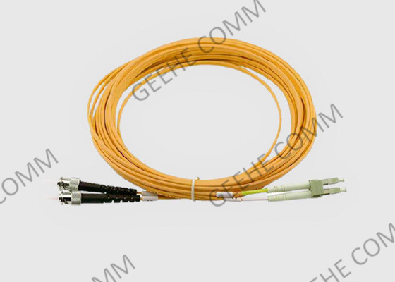 ST a dos caras de Jumper Cables los 25M Multimode 62.5/125 de la fibra al cordón de remiendo de la fibra del LC