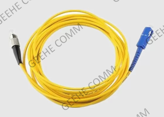 SC a una cara de 2.0m m al cordón de remiendo de la fibra óptica de FC 9/125um