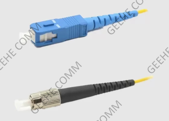 SC a una cara de 2.0m m al cordón de remiendo de la fibra óptica de FC 9/125um