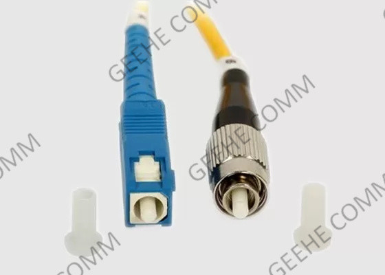 SC a una cara de 2.0m m al cordón de remiendo de la fibra óptica de FC 9/125um