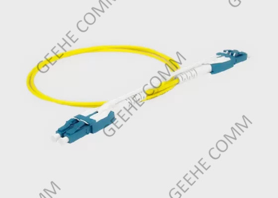Cable a dos caras LC/LC del remiendo de SMF G.657A1 10M Uniboot Fiber Optic