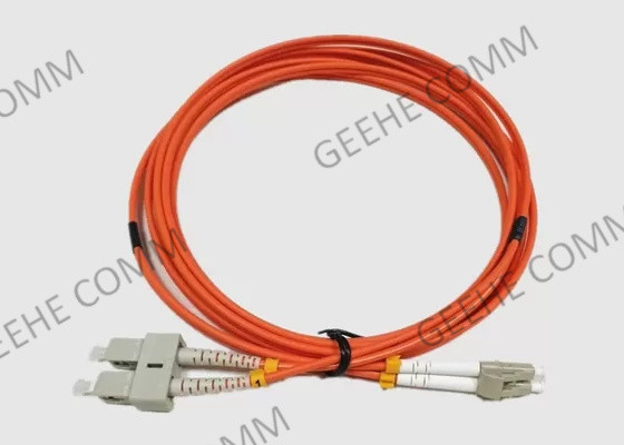 Cordón de remiendo multi de la fibra óptica del SC del duplex OFNR los 5M LC del modo