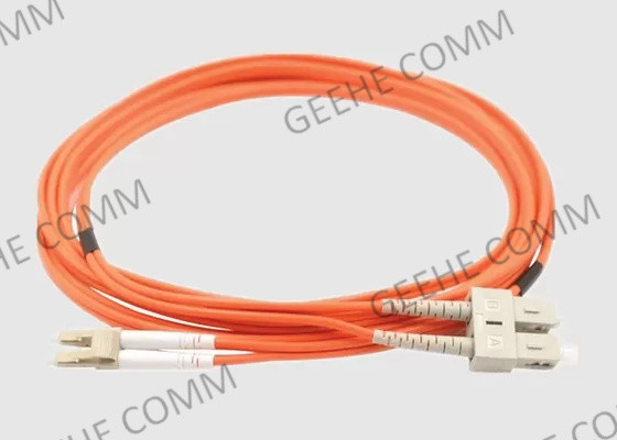 Cordón de remiendo multi de la fibra óptica del SC del duplex OFNR los 5M LC del modo