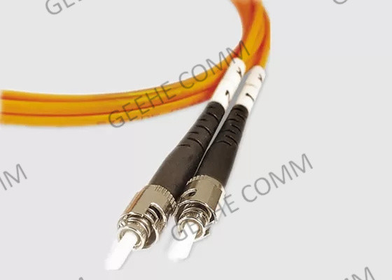 cable con varios modos de funcionamiento del remiendo de la fibra óptica de la canalización vertical ST-ST 2.0M M de los 5M OM1 OFNR