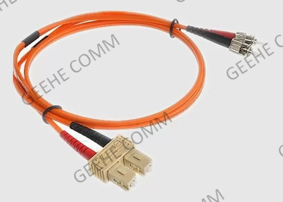 ST del duplex al cordón de remiendo del SC 0.9m m los 2M Multimode Fiber Optic