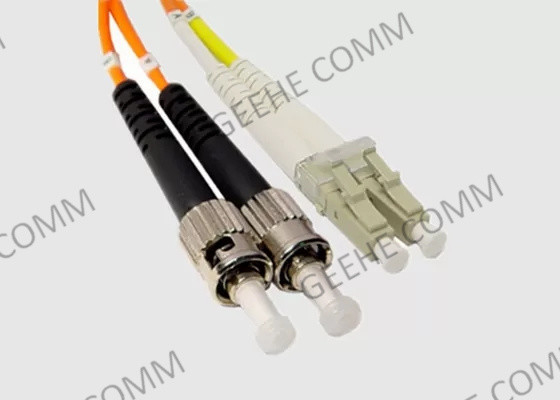 Chaqueta de PVC el 1m LC al cable a dos caras con varios modos de funcionamiento del remiendo de la fibra óptica del ST