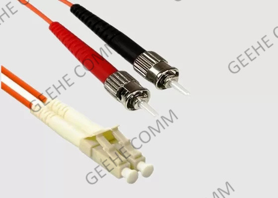 Chaqueta de PVC el 1m LC al cable a dos caras con varios modos de funcionamiento del remiendo de la fibra óptica del ST
