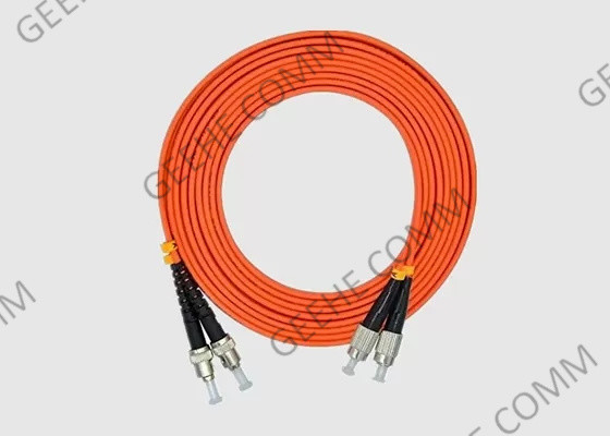 FC al cordón de remiendo el 1m con varios modos de funcionamiento de la fibra óptica del duplex OM3 0.9m m del ST