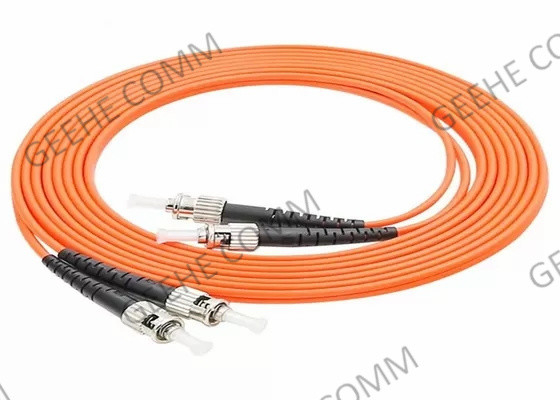 FC al cordón de remiendo el 1m con varios modos de funcionamiento de la fibra óptica del duplex OM3 0.9m m del ST