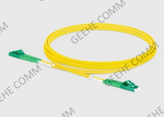 El LC APC al remiendo de la fibra óptica del PVC del solo modo del duplex OS2 del LC APC telegrafía los 5M 2.0m m