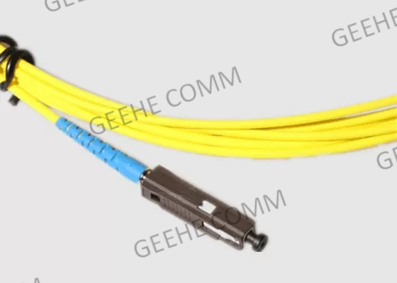 Cordón de remiendo a dos caras con varios modos de funcionamiento del conector amarillo de 2.0m m MU