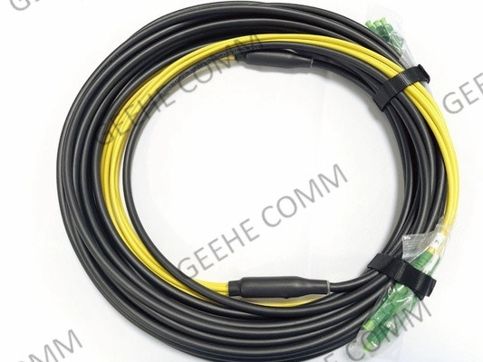 4 cables unimodales del desbloqueo de la fibra, el 12m