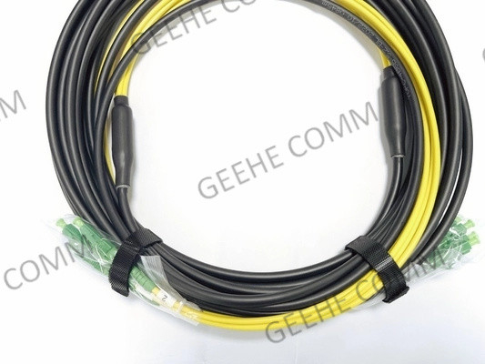 4 cables unimodales del desbloqueo de la fibra, el 12m