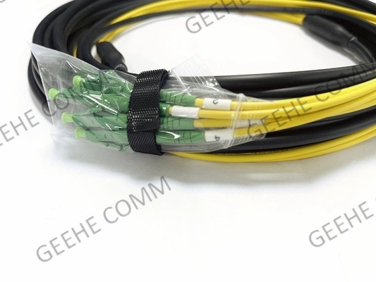 4 cables unimodales del desbloqueo de la fibra, el 12m