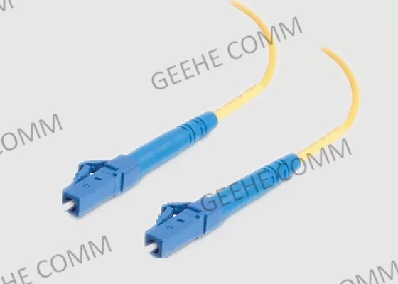Cordón de remiendo bajo de la fibra óptica de la inserción LSZH 1.8m m LC al LC