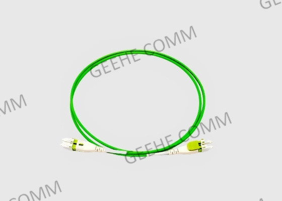 Cordón de remiendo con varios modos de funcionamiento de la fibra óptica del duplex LC/LC Uniboot de la fibra OM4 de Corning
