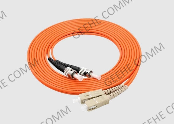 el remiendo a dos caras de la fibra con varios modos de funcionamiento de 3M ST/SC telegrafía la naranja 50/125 OM2 3.0m m