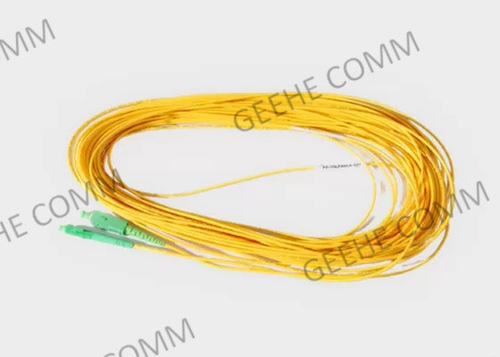 Puentes interiores de la fibra óptica del SC UPC del solo modo del PVC de FTTH 2.0m m