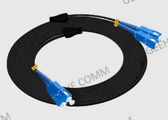 Cordón de remiendo de la fibra óptica de Preterminated 10M Multimode Simplex Sc al cordón de remiendo del Sc