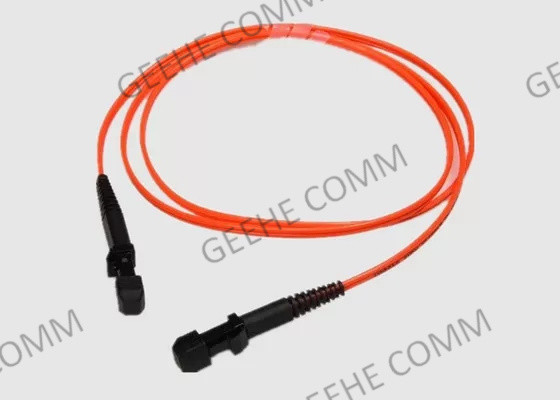 el 1m 62.5/125 cordón de remiendo de la fibra óptica de OM1 Dulpex MTRJ-MTRJ