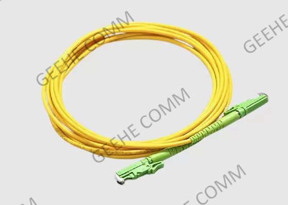 El simplex del solo modo OS1 2 metros de remiendo de la fibra telegrafía E2000 al LC