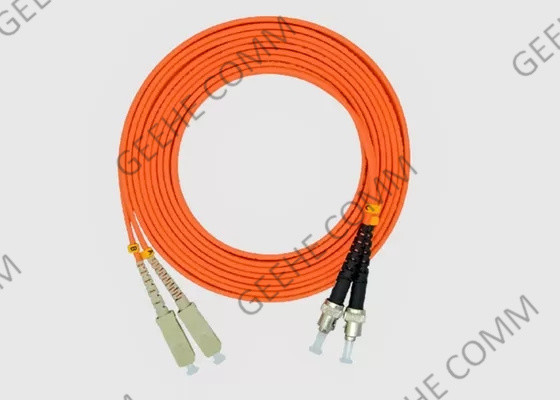 ST del puente G657A de la fibra al cordón de remiendo de la fibra del solo modo del duplex 10G del SC
