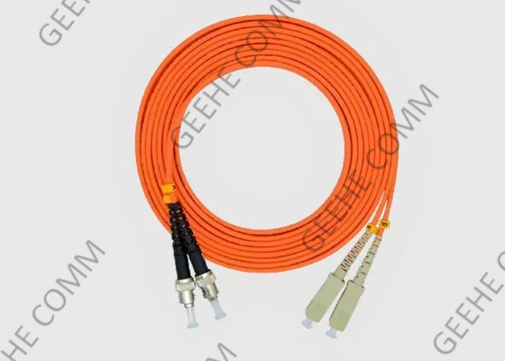ST del puente G657A de la fibra al cordón de remiendo de la fibra del solo modo del duplex 10G del SC