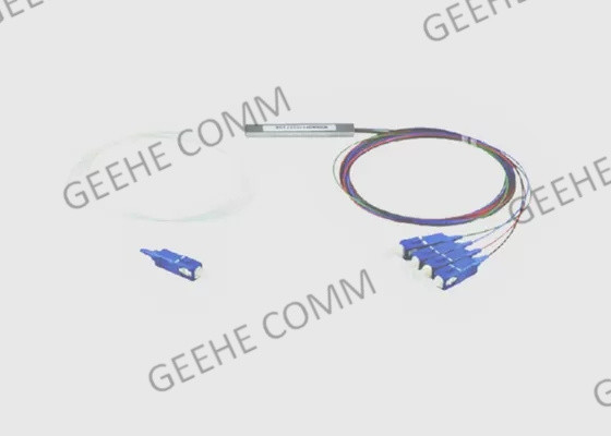 divisor unimodal de la fibra óptica Y de 1x4 Mini Module los 900μm SC/UPC LZSH