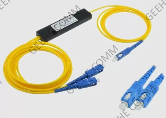 Divisor blockless al aire libre 2 del cable de fribra óptica del 1.5M SC/APC en salida