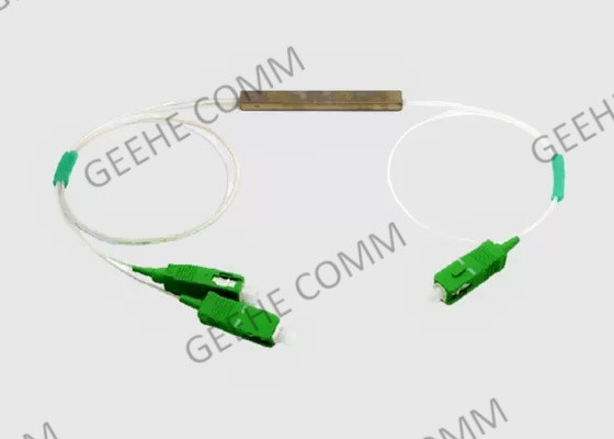 divisor óptico del SC APC 0.9m m de 5G 1×2 FTTH con 2 en 1 hacia fuera