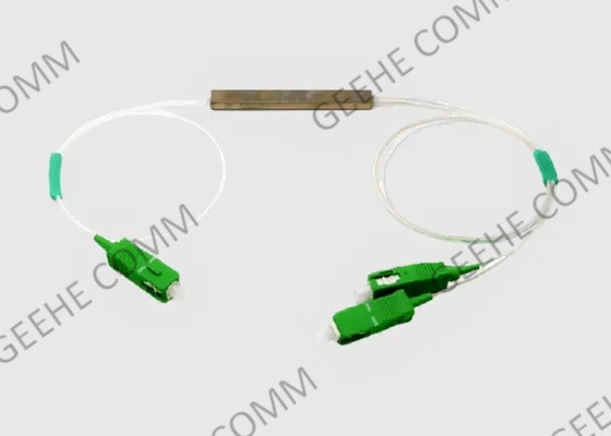 divisor óptico del SC APC 0.9m m de 5G 1×2 FTTH con 2 en 1 hacia fuera