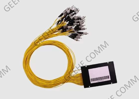 Conectores plásticos del paquete 2.0m m FC UPC de la caja del ABS del divisor del cable de fribra óptica del PLC 1×32