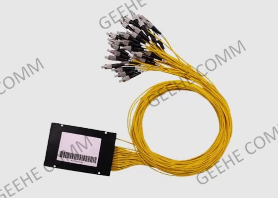 Conectores plásticos del paquete 2.0m m FC UPC de la caja del ABS del divisor del cable de fribra óptica del PLC 1×32