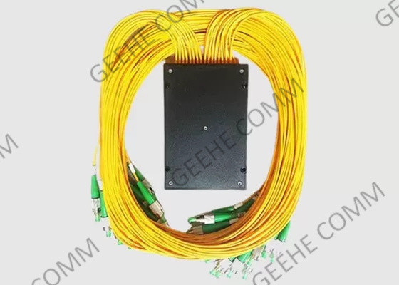 PLC Fibra óptica de cable divisor 1x64 ABS caja SM 2mm 1m FC conectores APC