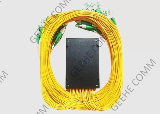 PLC Fibra óptica de cable divisor 1x64 ABS caja SM 2mm 1m FC conectores APC